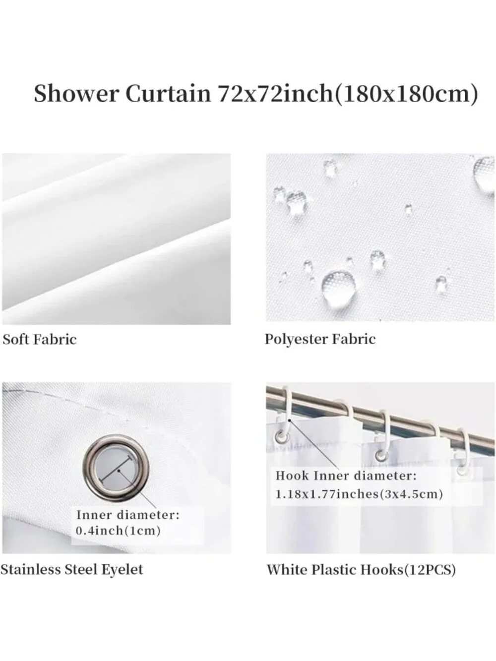 Ocean-Themed Fish Shower Curtain | Coastal Blue Bathroom Decor | Nautical Home